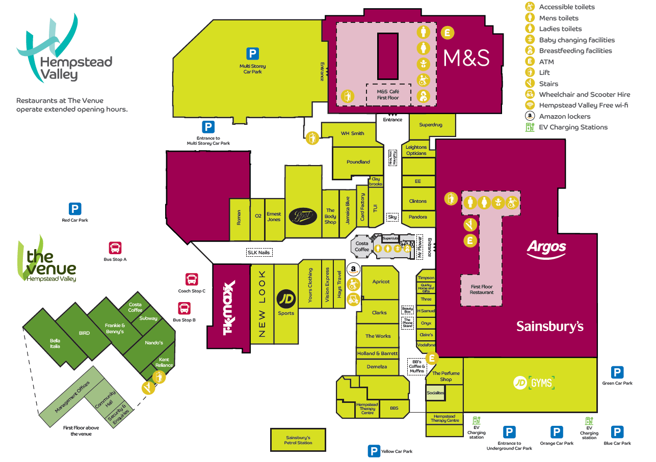 Bakers and Baristas Hempstead Valley Shopping Centre, Kent. Shop dine